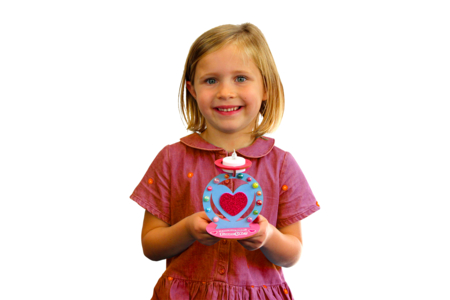 bougeoir coeur fête des mères - Messages célébrations – 10doigts.fr