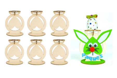 bougeoir lapin coeur - Bougeoirs et photophores – 10doigts.fr