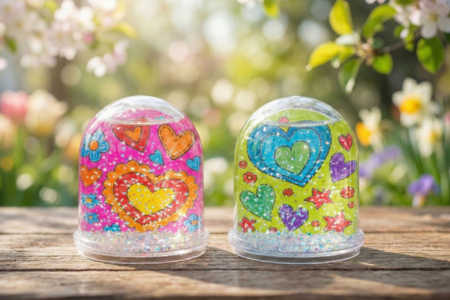 boule à neige cadeau fête des mères - Plastique Transparent – 10doigts.fr