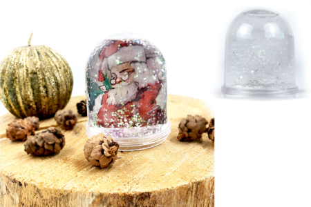 boule de noël - Plastique Transparent – 10doigts.fr