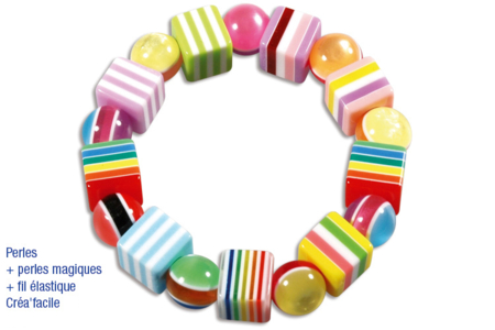 Bracelet ou collier Bayadère - Activités manuelles créations de bijoux – 10doigts.fr