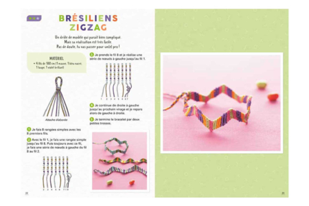 bracelet zigzag - Bracelet brésilien – 10doigts.fr
