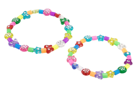 bracelets perles enfants DIY - Perles Couleurs Transparentes – 10doigts.fr