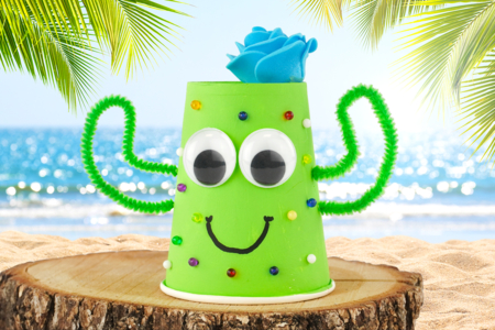 Bricolage Ete Enfant Cactus Epingles plastique - Activités manuelles Été – 10doigts.fr