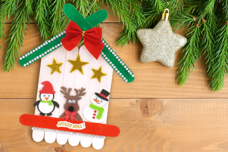 bricolage facile noël enfants - Activités manuelles Noël – 10doigts.fr