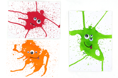 Bricolage Halloween Monstre - Activités manuelles Halloween – 10doigts.fr