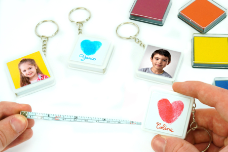 Bricolage metre porte-cles papa - Activités manuelles fête des pères – 10doigts.fr