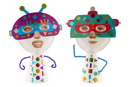 bricolage super héros enfants - Activités manuelles Carnaval, Mardi gras – 10doigts.fr
