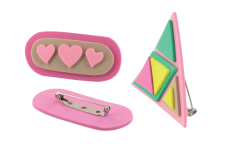 broche en caoutchouc mousse - Broches – 10doigts.fr