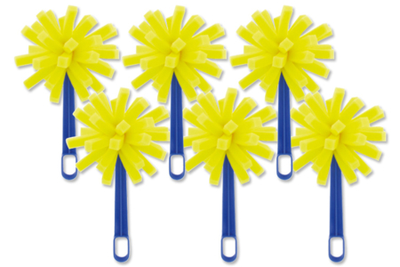 Brosses éponge ø 10 cm  - 6 pièces - Tampons mousse, éponges – 10doigts.fr