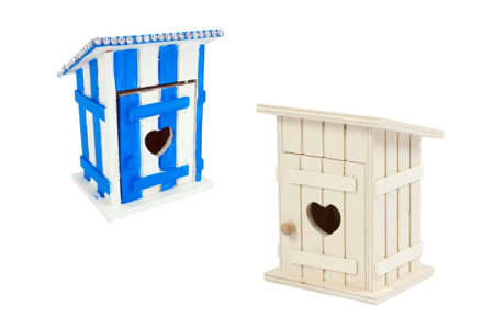 Cabanon en bois miniature 8 x 6,5 cm - Les nouveautés 2026 – 10doigts.fr