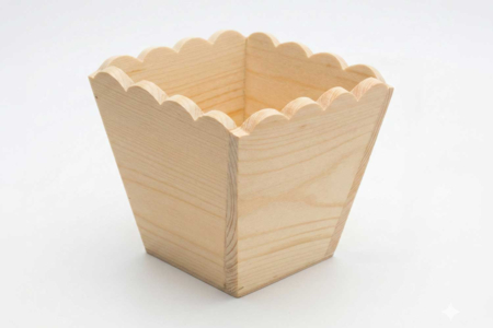 cache pot en bois - Supports Mosaïques – 10doigts.fr