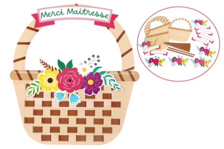 cadeaux maitresse panier fleuris - Kits fête des parents – 10doigts.fr