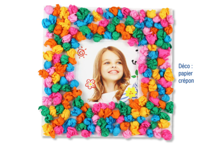 cadre carré en bois medium - Silhouettes en bois – 10doigts.fr