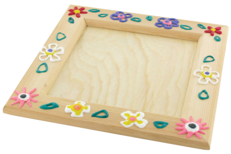 cadre carré en bois - Cadres photos en bois – 10doigts.fr