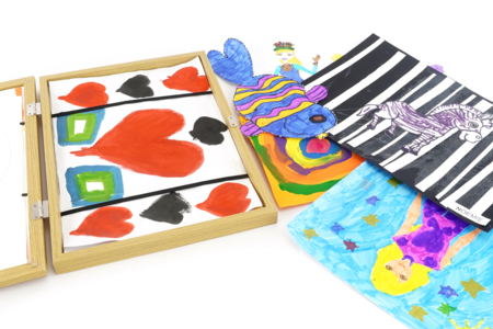 cadre dessin enfants pas cher - Cadres photos en bois – 10doigts.fr