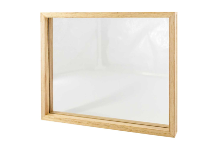 Cadre double face bois- Modèle rectangulaire 20 x 25 x 2,8 cm - Cadres photos en bois – 10doigts.fr