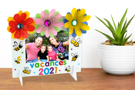 cadre photo été vacances activité enfants - Activités manuelles Été – 10doigts.fr