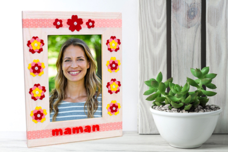 cadre photo fete des mères - Cadres photos en bois – 10doigts.fr