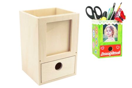cadre porte crayon et rangement - Pots à crayons, cache-pots – 10doigts.fr