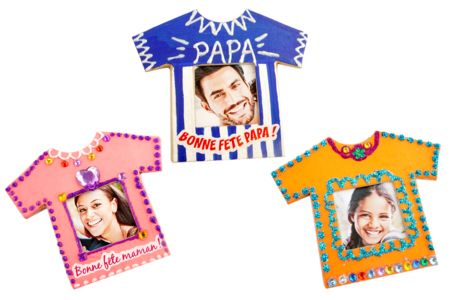 cadre tshirt famille - Cadres en carton – 10doigts.fr