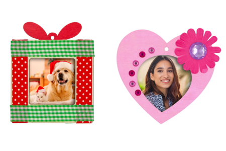 cadres de noël - Objets en bois Noël – 10doigts.fr