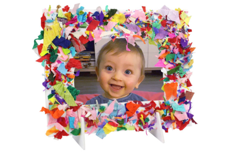 Cadres photo en carton mousse - 6 pcs - Cadres en carton – 10doigts.fr