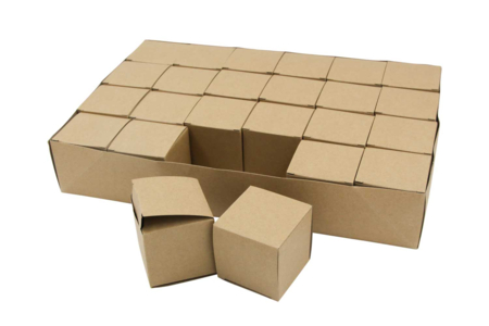 Calendrier de l'Avent en carton kraft - 24 boîtes - Calendriers de l'Avent – 10doigts.fr