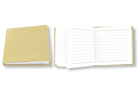 carnet kraft ligné - Albums et carnets – 10doigts.fr