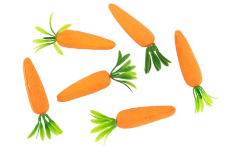 Carotte décorative - Accessoires décoratifs de Pâques – 10doigts.fr