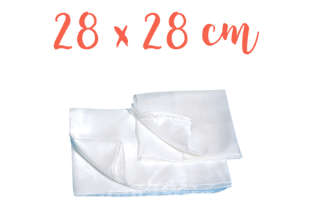 Carré en soie 28 x 28 cm - Peinture sur soie – 10doigts.fr