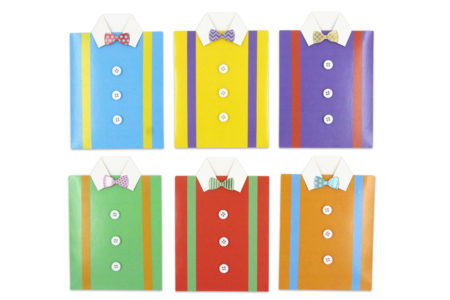 carte chemise - Cartes fête des pères – 10doigts.fr