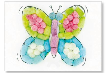 Cartes à décorer avec des flocons de maïs - Flocons de maïs – 10doigts.fr