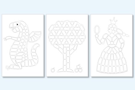 Cartes à décorer avec des flocons de maïs - Flocons de maïs – 10doigts.fr