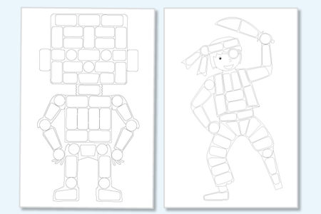 Cartes à décorer avec des flocons de maïs - Flocons de maïs – 10doigts.fr