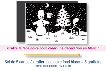 Cartes à gratter - Cartes à gratter, à poinçonner – 10doigts.fr
