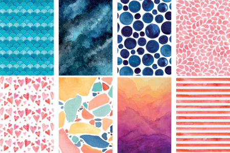 cartes à motifs modernes - Papiers à motifs – 10doigts.fr