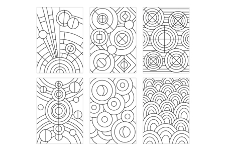 cartes à sabler delaunay - Sables colorés – 10doigts.fr