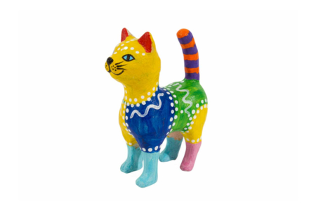 chat decopatch - Animaux en carton – 10doigts.fr