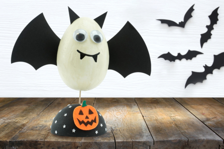 chauve souris activité halloween enfants - Activités manuelles Halloween – 10doigts.fr