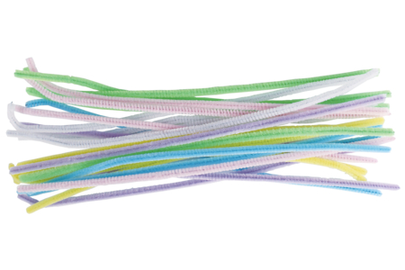 chenilles pastel - Chenilles, cure-pipe – 10doigts.fr