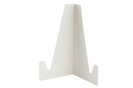 Chevalets en carton banc - Chevalets pour enfants et supports d’exposition – 10doigts.fr