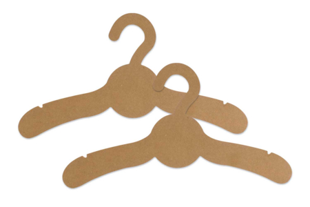 Cintres en médium bois - Porte-manteaux – 10doigts.fr