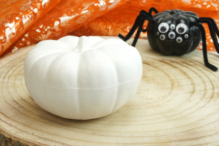 citrouille polystyrène - Supports d'Halloween à décorer – 10doigts.fr