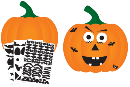 citrouilles géante à décorer - Kits créatifs Halloween – 10doigts.fr