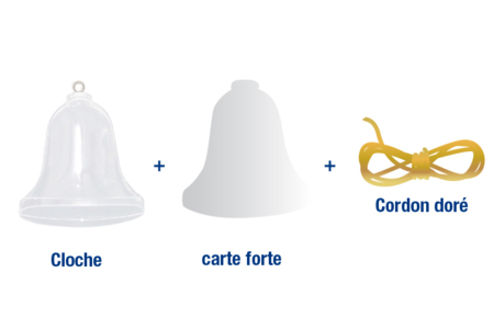 Cloche en plastique transparent  - Formes à garnir - Plastique – 10doigts.fr