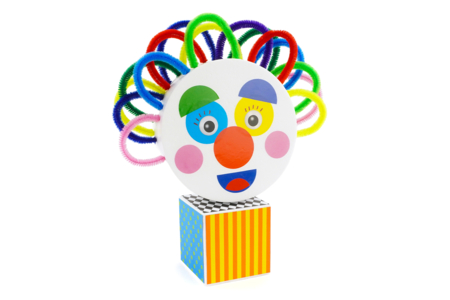 clown activité enfants DIY - Activités manuelles Carnaval, Mardi gras – 10doigts.fr