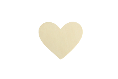 coeur en bois brut - Déco en bois brut – 10doigts.fr
