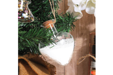 coeur en verre à suspendre - Supports en Verre – 10doigts.fr