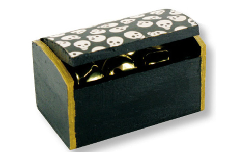 coffre pirate têtes de mort - Papiers à motifs – 10doigts.fr